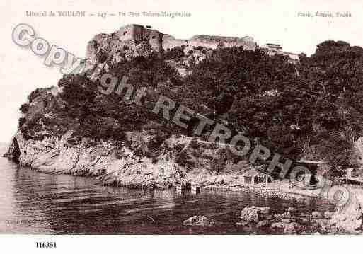 Ville de TOULON, carte postale ancienne