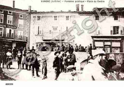 Ville de VANOSC, carte postale ancienne