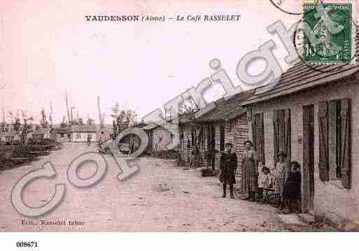 Ville de VAUDESSON, carte postale ancienne