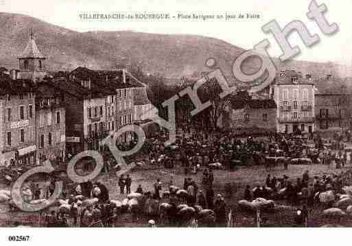 Ville de VILLEFRANCHEDEROUERGUE, carte postale ancienne