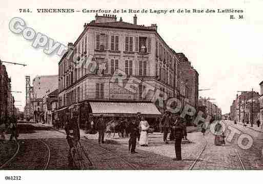 Ville de VINCENNES, carte postale ancienne