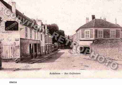 Ville de ACHERES, carte postale ancienne