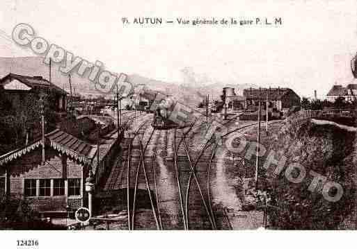 Ville de AUTUN, carte postale ancienne