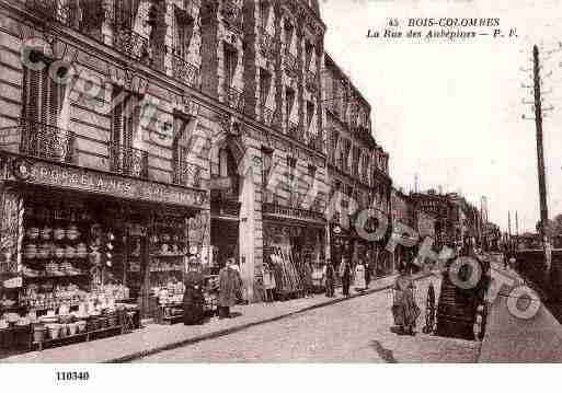 Ville de BOISCOLOMBES, carte postale ancienne