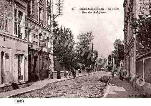 Ville de BOISCOLOMBES, carte postale ancienne