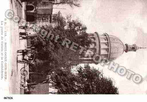 Ville de BOULOGNESURMER, carte postale ancienne