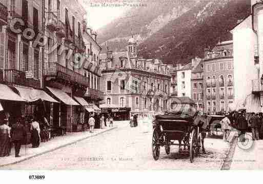 Ville de CAUTERETS, carte postale ancienne