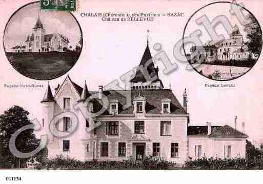 Ville de CHALAIS, carte postale ancienne