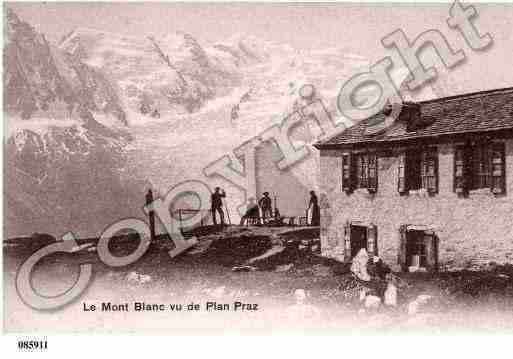 Ville de CHAMONIXMONTBLANC, carte postale ancienne