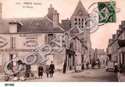 Ville de CHECY, carte postale ancienne