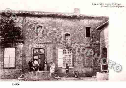 Ville de CHEMINOT, carte postale ancienne