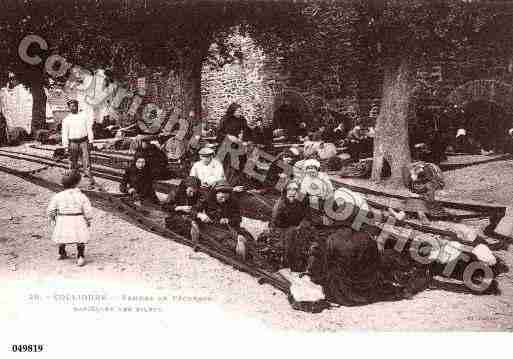 Ville de COLLIOURE, carte postale ancienne