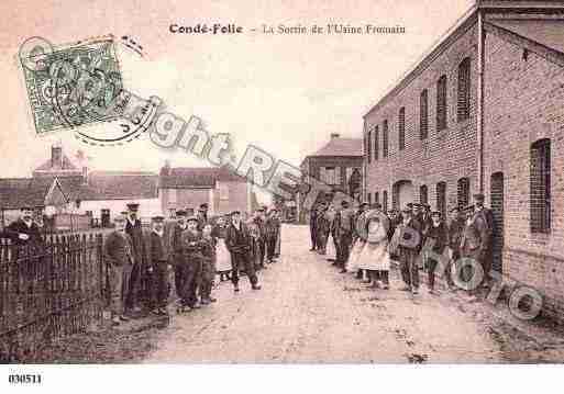 Ville de CONDEFOLIE, carte postale ancienne