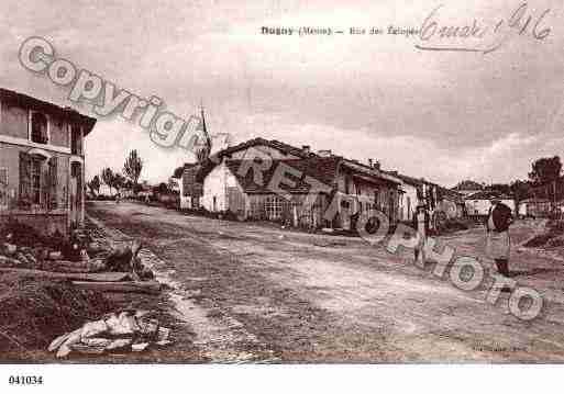 Ville de DUGNYSURMEUSE, carte postale ancienne