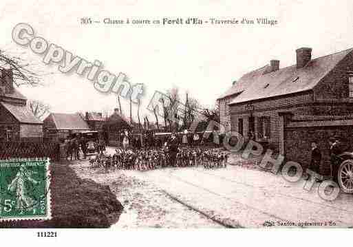 Ville de EU, carte postale ancienne