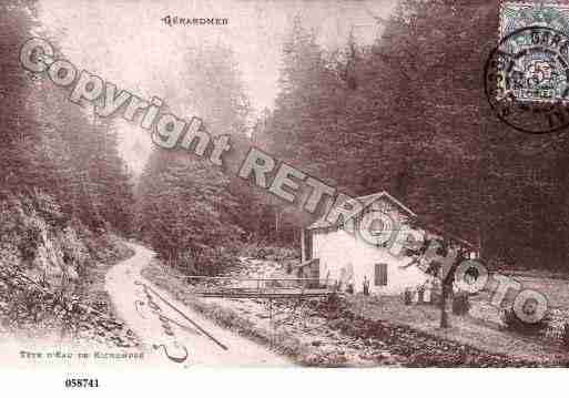 Ville de GERARDMER, carte postale ancienne