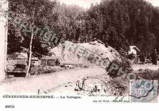 Ville de GERARDMER, carte postale ancienne