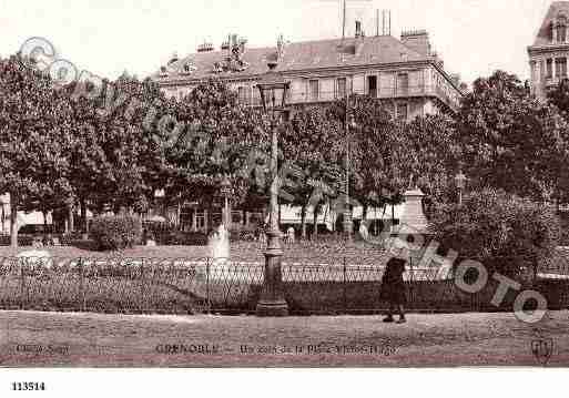 Ville de GRENOBLE, carte postale ancienne