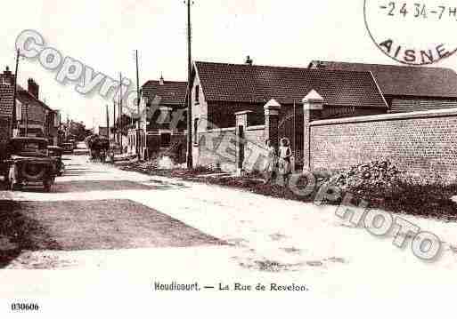 Ville de HEUDICOURT, carte postale ancienne