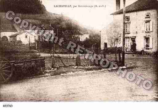 Ville de LACHAPELLE, carte postale ancienne