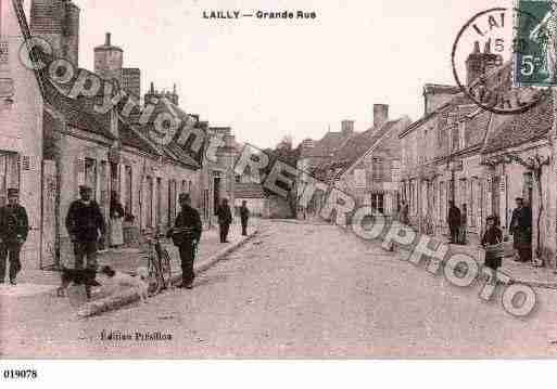 Ville de LAILLYENVAL, carte postale ancienne