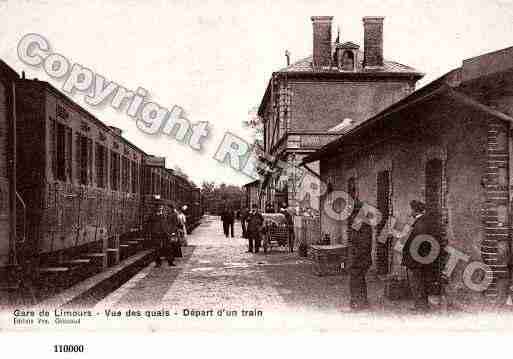 Ville de LIMOURS, carte postale ancienne