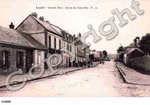 Ville de LUCE, carte postale ancienne