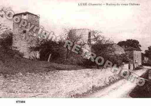 Ville de LUXE, carte postale ancienne