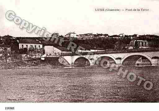 Ville de LUXE, carte postale ancienne