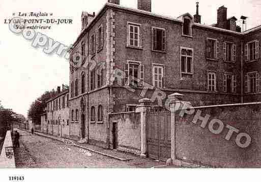 Ville de LYON, carte postale ancienne