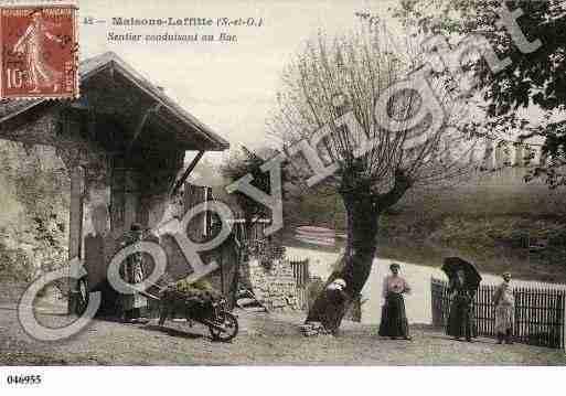 Ville de MAISONSLAFFITTE, carte postale ancienne