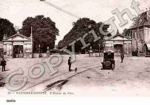 Ville de MAISONSLAFFITTE, carte postale ancienne