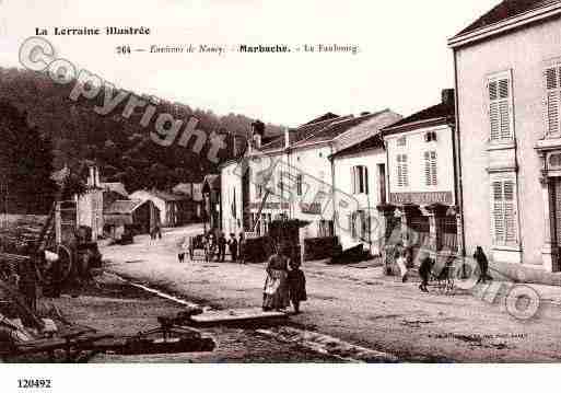 Ville de MARBACHE, carte postale ancienne