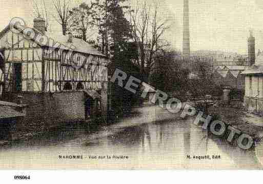 Ville de MAROMME, carte postale ancienne