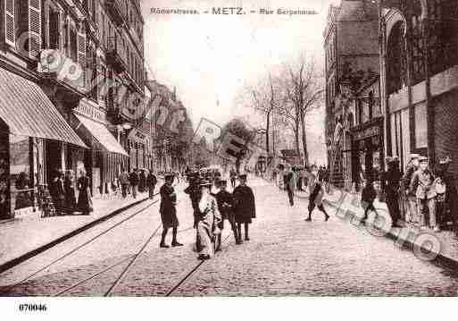 Ville de METZ, carte postale ancienne