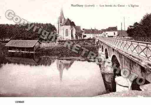 Ville de MONTBOUY, carte postale ancienne