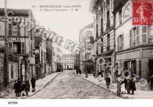 Ville de MONTREUIL, carte postale ancienne