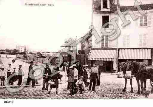 Ville de MONTREUIL, carte postale ancienne