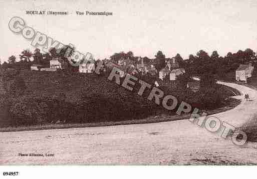 Ville de MOULAY, carte postale ancienne