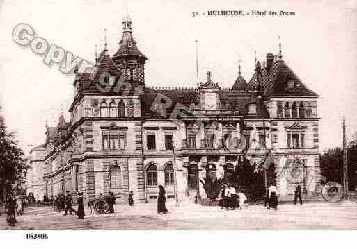 Ville de MULHOUSE, carte postale ancienne