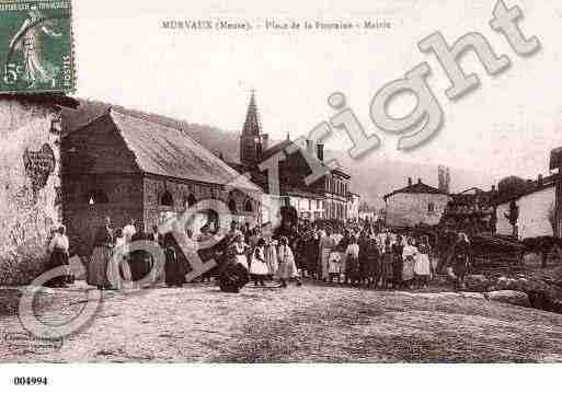 Ville de MURVAUX, carte postale ancienne