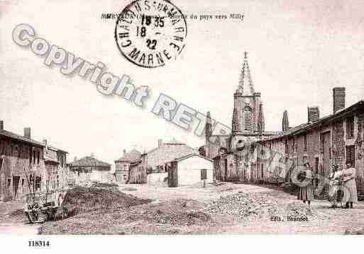 Ville de MURVAUX, carte postale ancienne