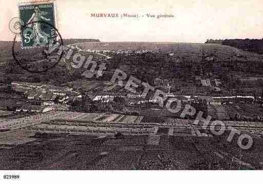 Ville de MURVAUX, carte postale ancienne