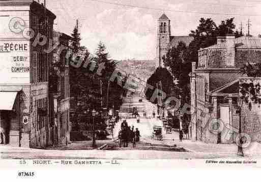 Ville de NIORT, carte postale ancienne