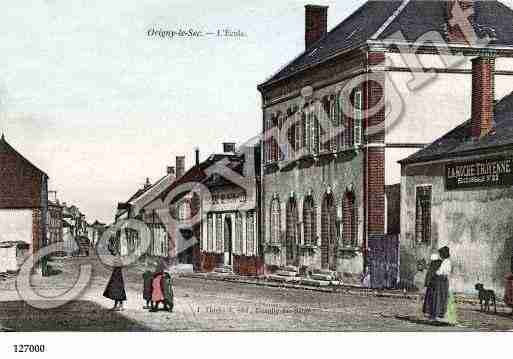 Ville de ORIGNYLESEC, carte postale ancienne