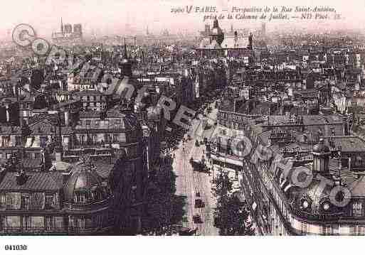 Ville de PARIS4, carte postale ancienne