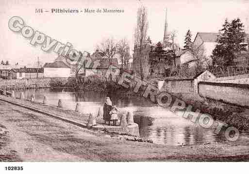 Ville de PITHIVIERS, carte postale ancienne