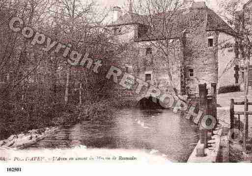 Ville de PONTAVEN, carte postale ancienne