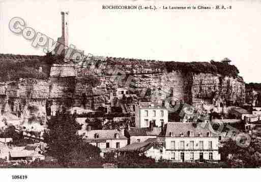 Ville de ROCHECORBON, carte postale ancienne