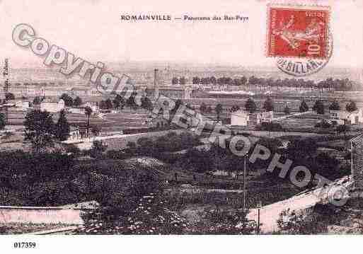 Ville de ROMAINVILLE, carte postale ancienne